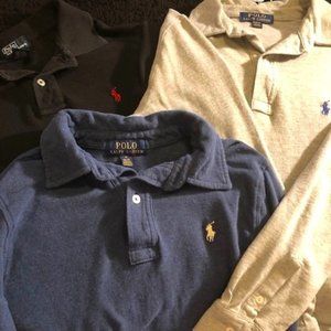 lot of  (3) Polo by Ralph Lauren long sleeve in M
